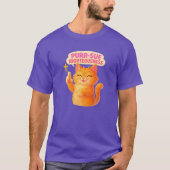 Purr-sue Righteousness - Christian Tシャツ (正面)
