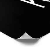 Purr-tao猫おもしろいポテトプンダークBG ポスター (角)