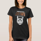 Purraise Black Jesus Black History Month Cute BLM Tシャツ (正面)