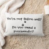 Purramedicおもしろいな猫の枕クッションを必要とします ランバークッション (ブランケット)