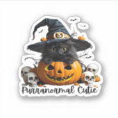 purranormalかわいこちゃんクラシックTシャツ シール (正面)