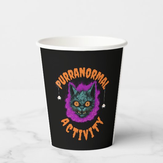 👻 Purranormal Sips! 🐱 紙コップ (裏面)