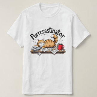 Purrcrastinator Tシャツ