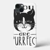 Purrfectです Case-Mate iPhoneケース (裏面)