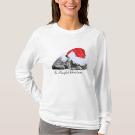 PurrfectのクリスマスのTシャツ Tシャツ