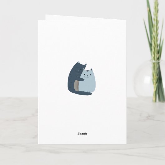 Purrfectのクリスマス シーズンカード (裏面)