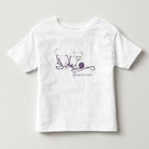 PURRfectの演劇のワイシャツ! 幼児のティー トドラーTシャツ