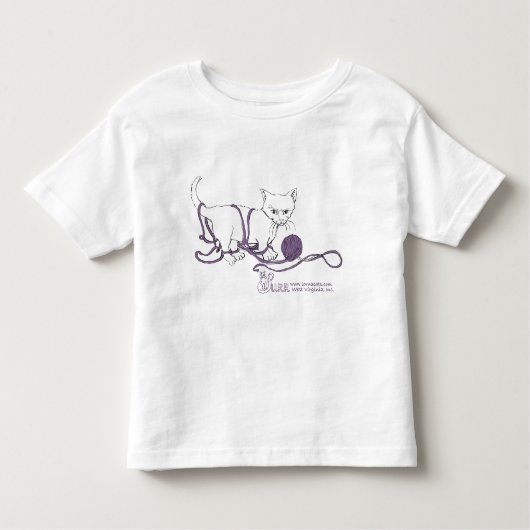 PURRfectの演劇のワイシャツ! 幼児のティー トドラーTシャツ (正面)