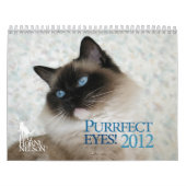 Purrfectの目! 2012年の猫のカレンダー カレンダー (カバー)