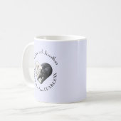 "Purrfect"は記念日のマグと組みます コーヒーマグカップ (正面左)