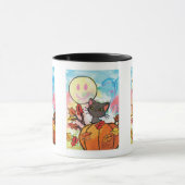 Purrfect Autumn - Kids Art for CHOC マグカップ (中央)