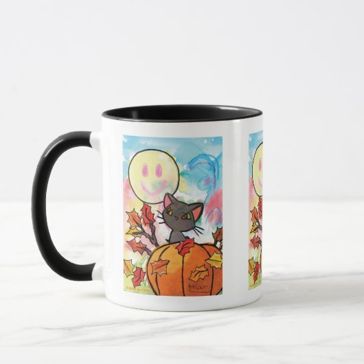 Purrfect Autumn - Kids Art for CHOC マグカップ (左)