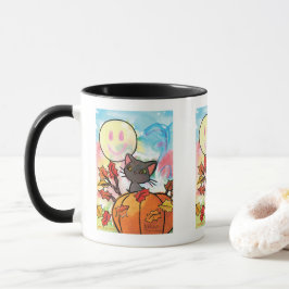 Purrfect Autumn - Kids Art for CHOC マグカップ