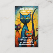 Purrfect Care – Cat Sitting 名刺 (正面)