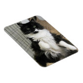 Purrfect Cat Photo Designed冷蔵庫 マグネット (右側)