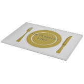 Purrfect Chef | Decorative Glass Cutting Board カッティングボード (角)