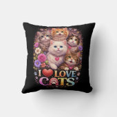 Purrfect Little Hearts クッション (裏面)