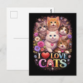 Purrfect Little Hearts ポストカード (正面/裏面)