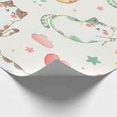 Purrfect Love Parade – Cats & Heart Balloons ラッピングペーパー (角)