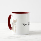 Purrfect Tabby Kitten Mug マグカップ (正面左)