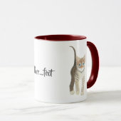 Purrfect Tabby Kitten Mug マグカップ (正面右)