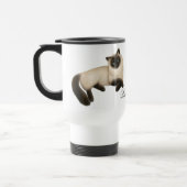 Purrfectionのヒマラヤシャム猫のタンブラー トラベルマグ (左)