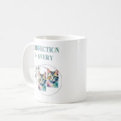 Purrfection in Every Pawstep コーヒーマグカップ (正面左)