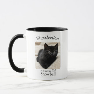 Purrfection  Is a Cat Personalised Mug マグカップ