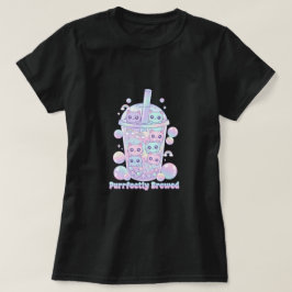 Purrfectly Brewed Tシャツ
