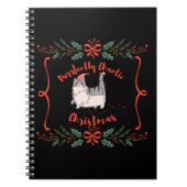 Purrfectly Chaotic Christmas Funny Holiday Cat  ノートブック (正面)