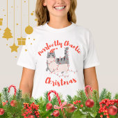 Purrfectly Chaotic Christmas Funny Holiday Cat Tシャツ