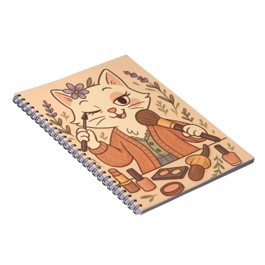 Purrfectly Messy Notes ノートブック (右側)