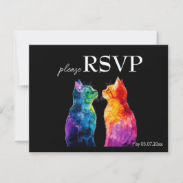 「Purrfectly Yours: A Rainbow Love」付きメニュー 出欠カード