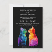 “Purrfectly Yours: A Rainbow Love Story RSVP Card  セーブザデート (裏面)