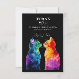 🌈  Purrfectly Yours: Purrfectly  サンキューカード