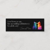 🌈  Purrfectly Yours: Purrfectly 4 Grown-Ups card スキニー名刺 (裏面)