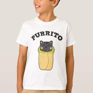 Purritoおもしろいな猫のしゃれの猫好きのブリトーのメキシコ人 Tシャツ