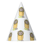 Purritoの子猫のブリトー パーティーハット (正面)