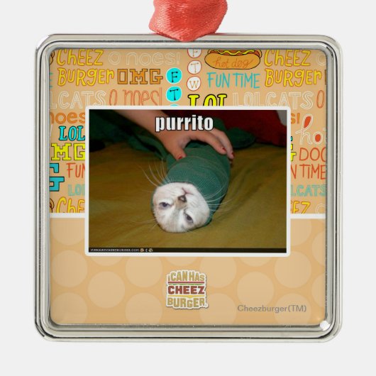purrito メタルオーナメント (正面)