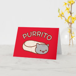 PURRITO Catグリーティングカード カード