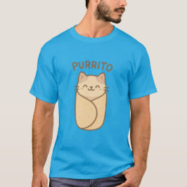 Purrito Shirt – Cute Cat Burrito Funny Pun T-Shirt Tシャツ