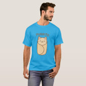 Purrito Shirt – Cute Cat Burrito Funny Pun T-Shirt Tシャツ (正面フル)