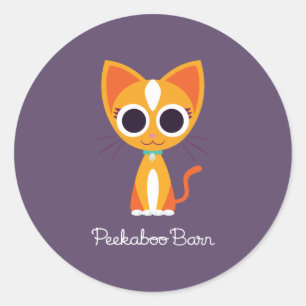 Purrl猫 ラウンドシール