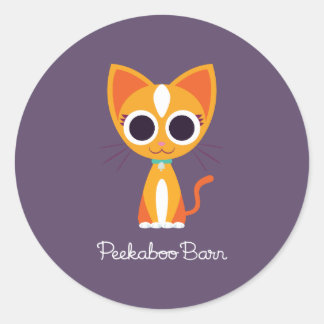 Purrl猫 ラウンドシール