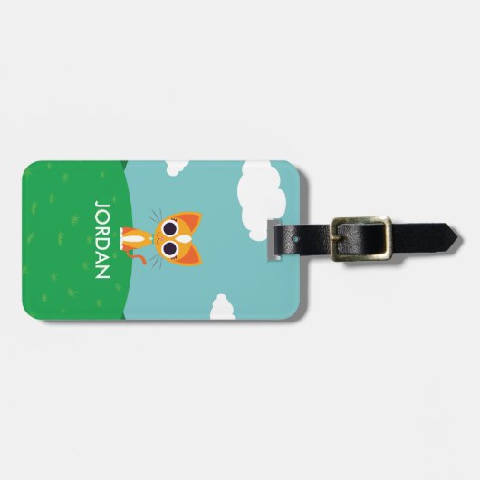 Purrl猫 ラゲッジタグ (正面横)