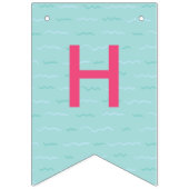 PurrMaidマーメイド子猫誕生日バンティングフラグ バンティングフラッグ (第2の旗)