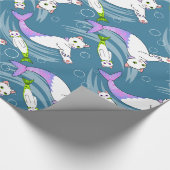 Purrmaidsの包装紙の学校 ラッピングペーパー (角)