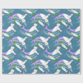 Purrmaidsの包装紙の学校 ラッピングペーパー (フラット)