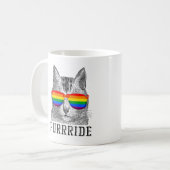 PURRRIDE コーヒーマグカップ (正面左)