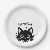 Purrrrfect ペーパープレート (正面)
